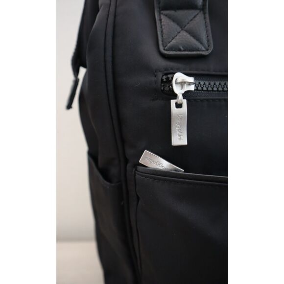 Baggallini Women's O/S Black Soho Padded Laptop Sleeve Work Backpack - Picture 6 of 16